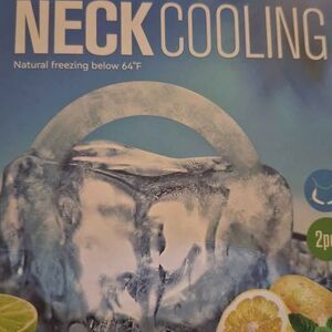 Neck Cooling Tube Wraps Ice Ring Neck Cooler Personal Ice Pack Wrap New in Box